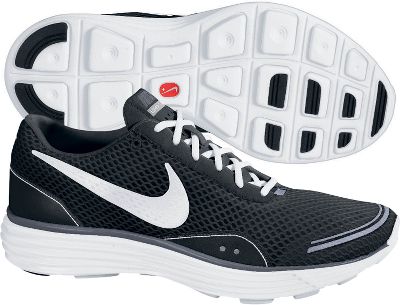 Nike Men's LunarTrainer+2 Blk/Wht Running Shoe