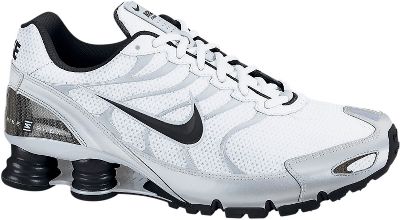 Nike Shox Turbo VI White/Black Running Shoes