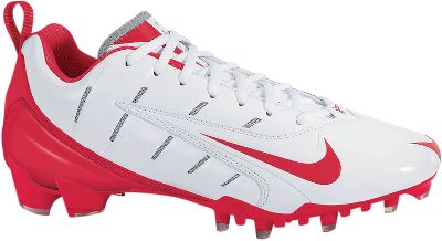 Nike Men's Speed TD Football Cleat in White/Scarlet