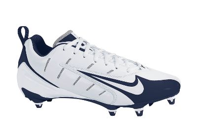 Nike Men's Speed D Low White/Navy Football Cleat