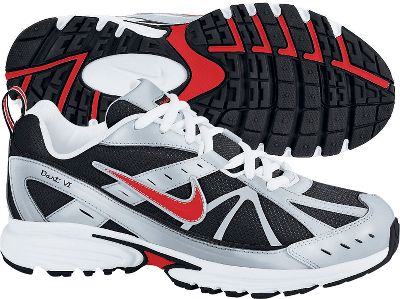 Nike Men's Dart VI Black/Red Running Shoes