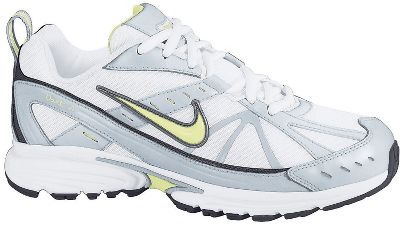 Nike Women's Dart VI White/Lime Running Shoes