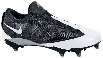 Nike Men's Vapor Jet 4.2 Detachable Cleat in Black/White