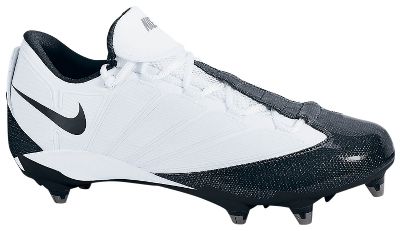 Nike Men's Vapor Jet 4.2 Detachable Cleat in White/Black