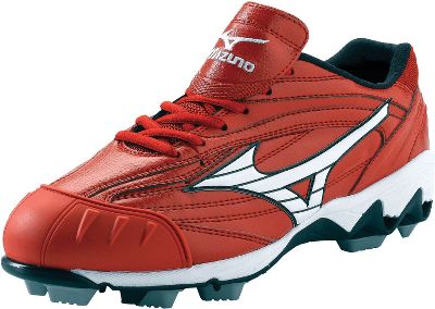 Mizuno Jennie Finch Women's Low Red Softball Cleat
