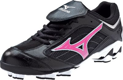 Mizuno Women's Finch G3 Blk/Pnk Low Molded Cleats