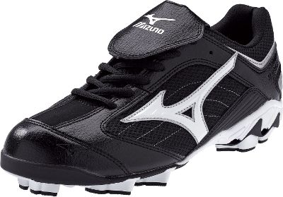 Mizuno Women's Finch G3 Blk/Wht Low Molded Cleats