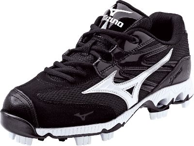 Mizuno Women's Finch G4 Blk/Wht Low Molded Cleats