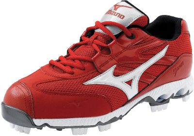 Mizuno Women's Finch G4 Red/Wht Low Molded Cleats