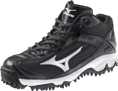 Mizuno Men's Blast 2 Blk/Wht Mid Multi-Stud Cleats