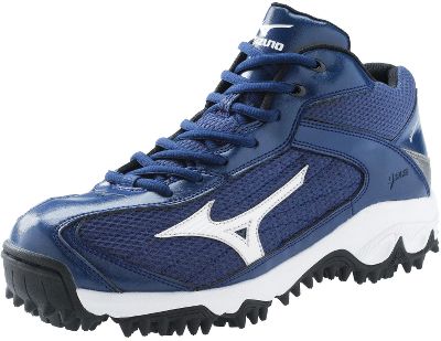 Mizuno Men's Blast 2 Roy/Wht Mid Multi-Stud Cleats
