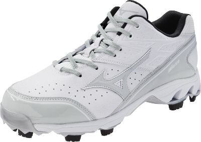 all white mizuno cleats