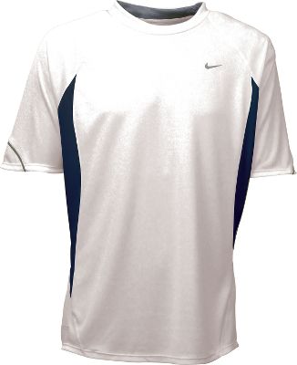 Nike Essential Wht/Nav Short Sleeve Training Shirt