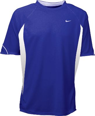 Nike Essential Roy/Wht Short Sleeve Training Shirt