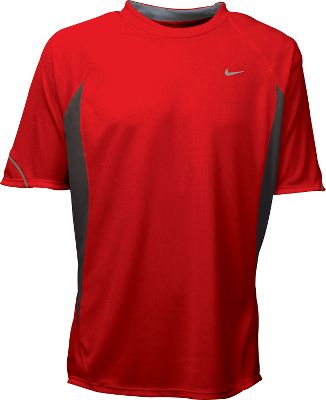 Nike Essential Red/Blk Short Sleeve Training Shirt
