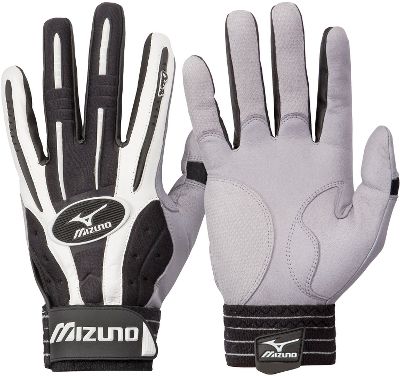 Softball - Mizuno Classic Pro Batting Gloves - Small Black / White - Men's Softball Batting Gloves