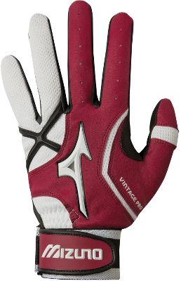 Mizuno Adult Vintage Pro G3 Card/Wht Batting Glove