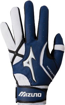 Mizuno Adult Vintage Pro G3 Nav/Wht Batting Glove