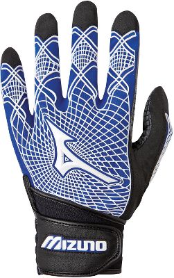 Mizuno Adult Techfire G3 Black/Royal Batting Gloves