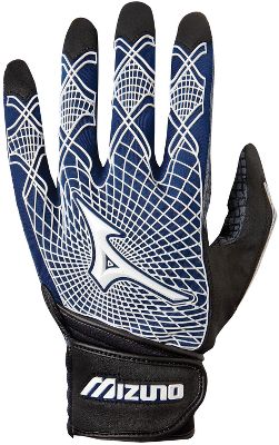 Mizuno Youth Techfire G3 Black/Navy Batting Gloves