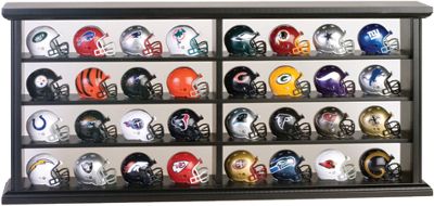 Riddell Revolution NFL Helmet Wood Display Case