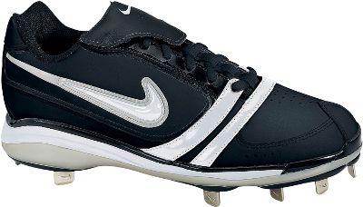 Nike Women's Air Diamond Metal Black Softball Cleat