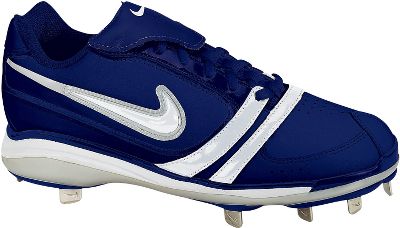 Nike Women's Air Diamond Metal Blue Softball Cleats