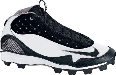 Nike Men's Swingman RB Mid Blk/Wht Molded Baseball Cleat