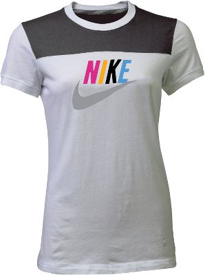 Nike Women's Premier Heritage Wht/Blk Knit T-Shirt