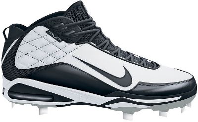Nike Air Max Men's MVP Wht/Blk Mid Metal Baseball Cleat 