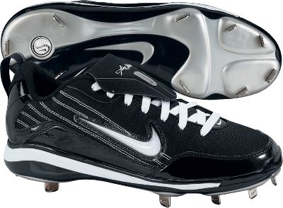 Nike Air Show Elite MVP Black Mesh Metal Baseball Cleat