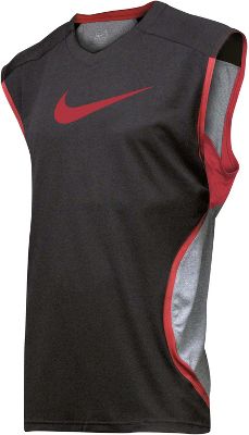 Nike Adult Black Sleeveless Football Training Shirt
