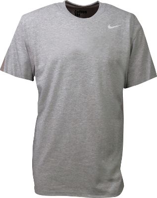 Nike Men's Dri-Fit Short Sleeve Grey T-Shirt