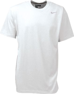 Nike Men's Dri-Fit Short Sleeve White T-Shirt