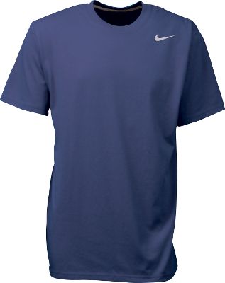 Nike Men's Dri-Fit Short Sleeve Navy T-Shirt