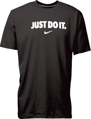Nike Men's Dri-FIT Black "Just Do It" T-Shirt 