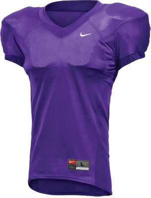 Nike Youth Stock Destroyer Purple Football Jersey