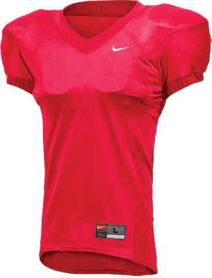 Nike Youth Stock Destroyer Scarlet Football Jersey
