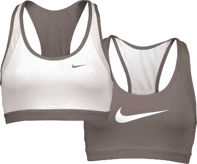 Nike Women's White Reversible Airborn Sports Bra