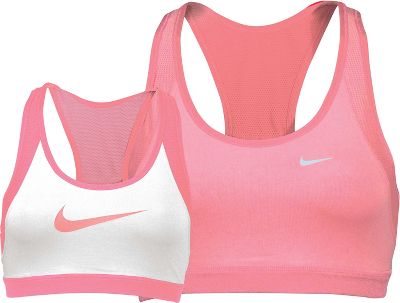 Nike Women's Rose/Wht Reversible Airborn Sports Bra