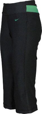 Nike Women's Be Bold Blk/Green Capri Workout Pants