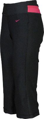 Nike Women's Be Bold Blk/Pink Capri Workout Pants