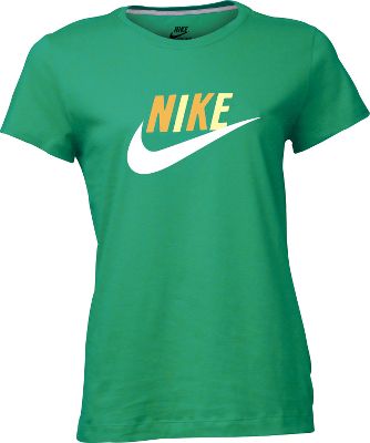 Nike Women's Green Mega Bright Futura T-Shirt