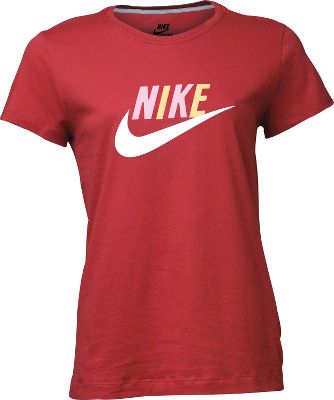 Nike Women's Beet Mega Bright Futura T-Shirt