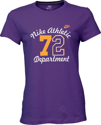 Nike Women's Purple Athletics Dept. T-Shirt