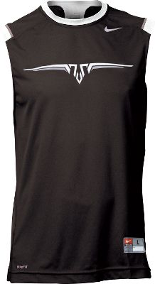 Nike Adult 7V7 Black Sleeveless Game Jersey