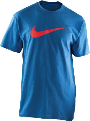 Nike Men's Royal Swoosh Logo T-Shirt