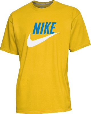 Nike Men's Yellow Futura T-Shirt