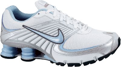 Nike Women's Shox Turbo +8 Wht/Blue Running Shoes