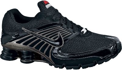 Nike Men's Shox Turbo +8 Black/Black Running Shoes